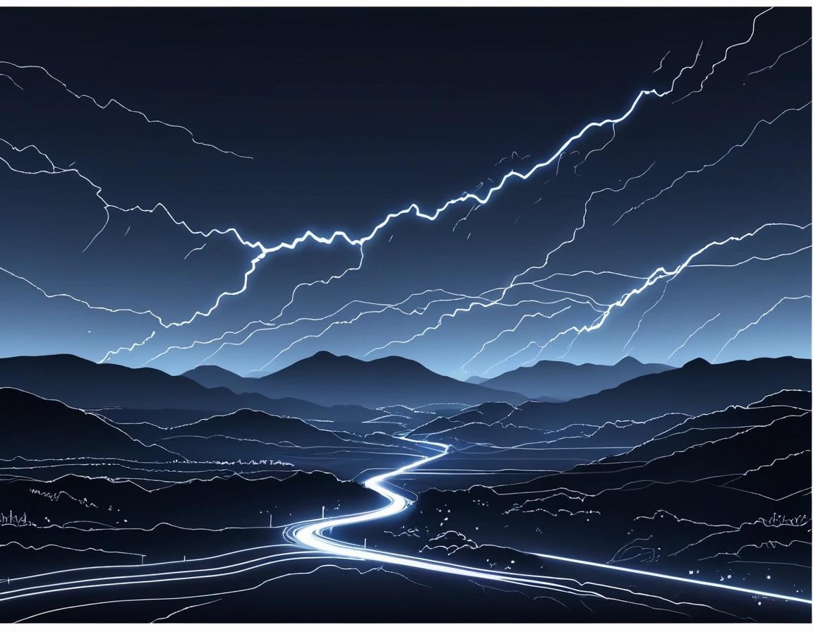 Image with seed 1758934645 generated via Stable Diffusion through @stablehorde@sigmoid.social. Prompt: line art drawing, thunderstorm and lightning , professional, sleek, modern, minimalist, graphic, line art, vector graphics###, anime, photorealistic, 35mm film, deformed, glitch, blurry, noisy, off-center, deformed, cross-eyed, closed eyes, bad anatomy, ugly, disfigured, mutated, realism, realistic, impressionism, expressionism, oil, acrylic