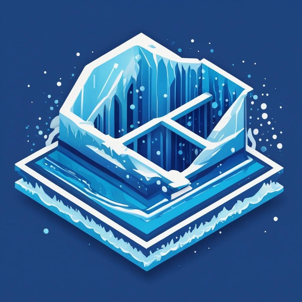 Image with seed 2040512064 generated via Stable Diffusion through @stablehorde@sigmoid.social. Prompt: isometric style a logo for a scientific group with the title "Sea Ice Thickness Task Team" , vibrant, beautiful, crisp, detailed, ultra detailed, intricate###deformed, mutated, ugly, disfigured, blur, blurry, noise, noisy, realistic, photographic