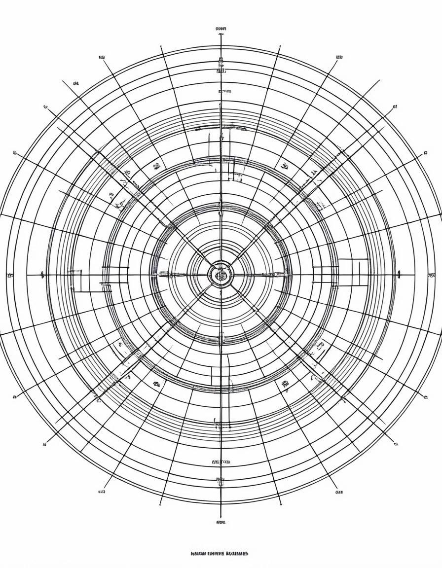 Image with seed 2133403462 generated via Stable Diffusion through @stablehorde@sigmoid.social. Prompt: patent blueprint of a nonlinear agnosticism accelerator 