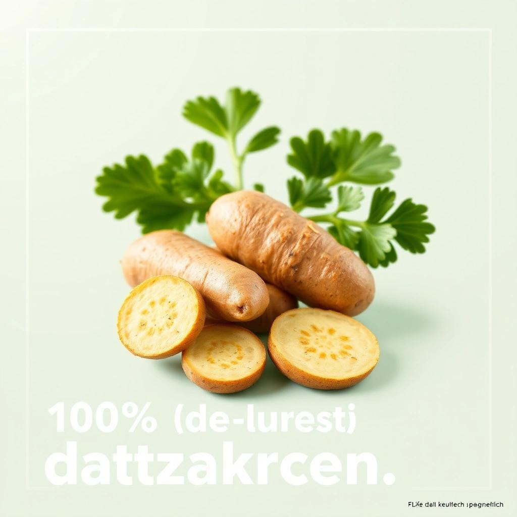 Image with seed 3813492503 generated via Stable Diffusion through @stablehorde@sigmoid.social. Prompt: "100% deutsche Kartoffeln" , commercial, advertisement