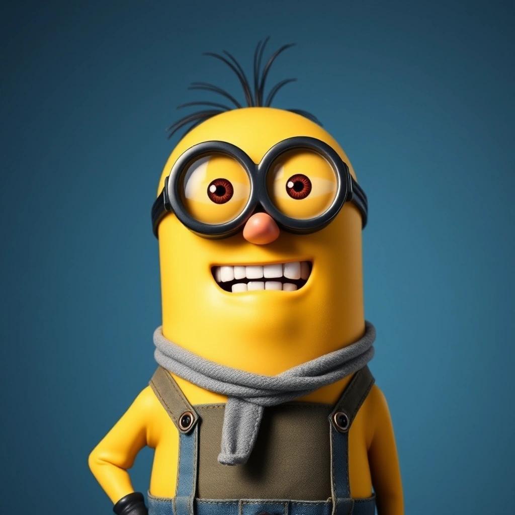Image with seed 3085158901 generated via Stable Diffusion through @stablehorde@sigmoid.social. Prompt: Jens Spahn as Minion