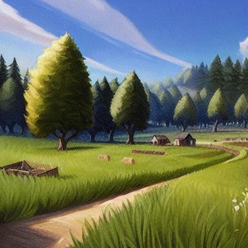 Image with seed 3759506566 generated via Stable Diffusion through @stablehorde@sigmoid.social. Prompt: a deck building cozy farming sim soulslike with procedural generated open world survival crafting live service MMO , mtg card art