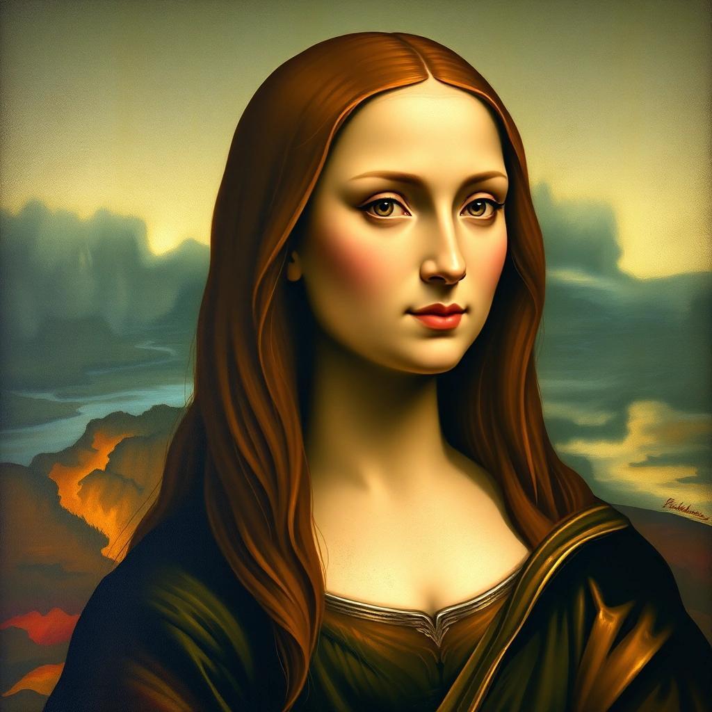 Image with seed 1981330169 generated via Stable Diffusion through @stablehorde@sigmoid.social. Prompt: High Elf Mona Lisa