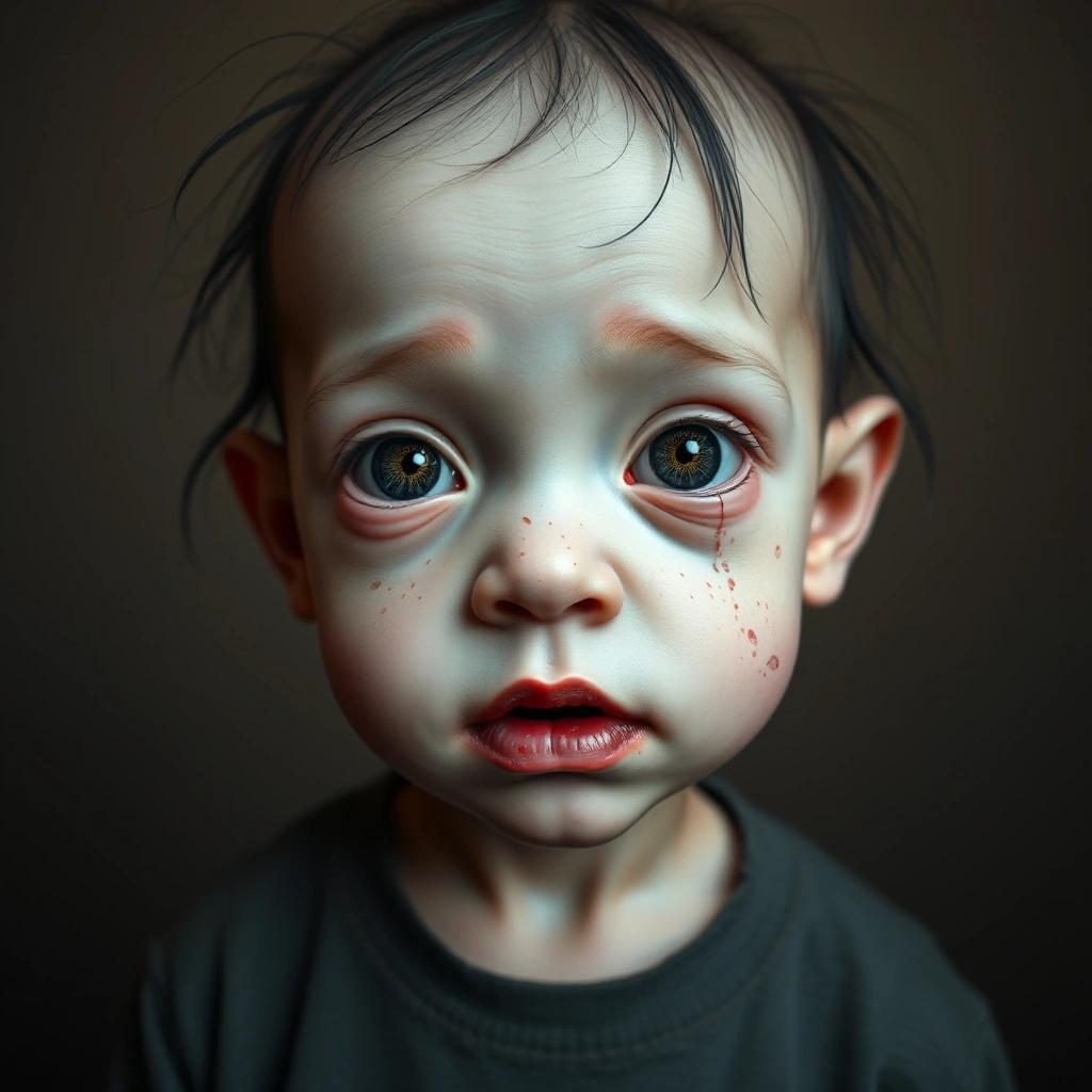 Image with seed 2489985633 generated via Stable Diffusion through @stablehorde@sigmoid.social. Prompt: ai generated child pictures are very disturbing