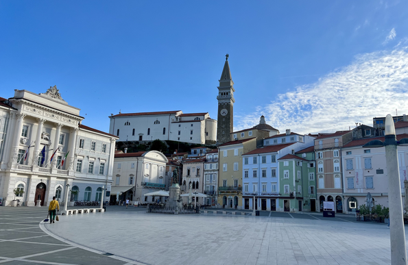 Piazza Tartini in pitoresque Piran, a small village located only 10 minutes from the conference location. 