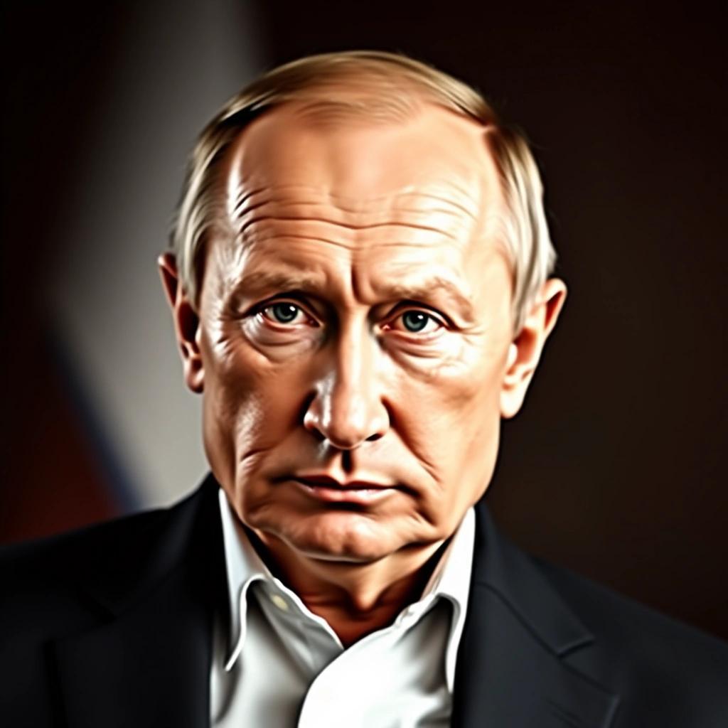 Image with seed 3828812621 generated via Stable Diffusion through @stablehorde@sigmoid.social. Prompt: a picture of Putin