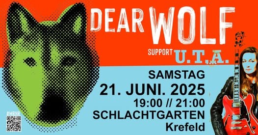 Konzertankündigung Dear Wolf + UTA