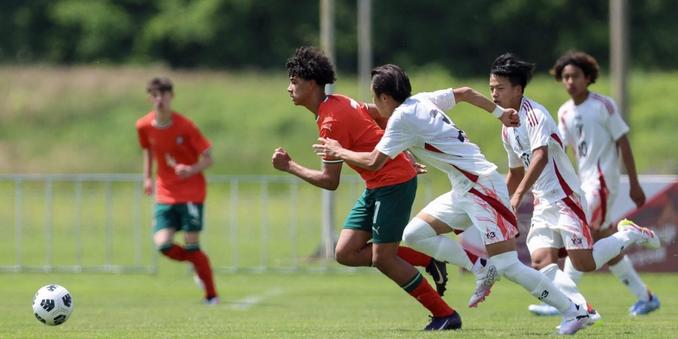Watching Cristiano Ronaldo Jr play for Portugal: A familiar number, CR7 boots and a languid style