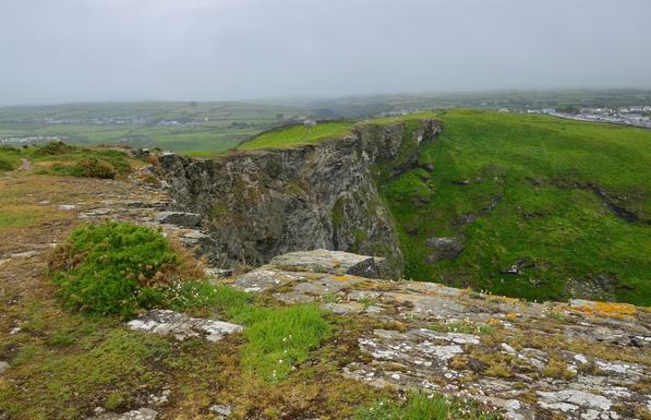 Looking from WIlla Park to the Cornish countryside.