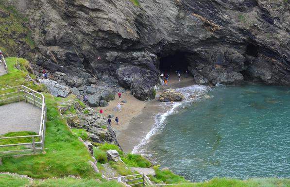 Tintagel Haven beach.