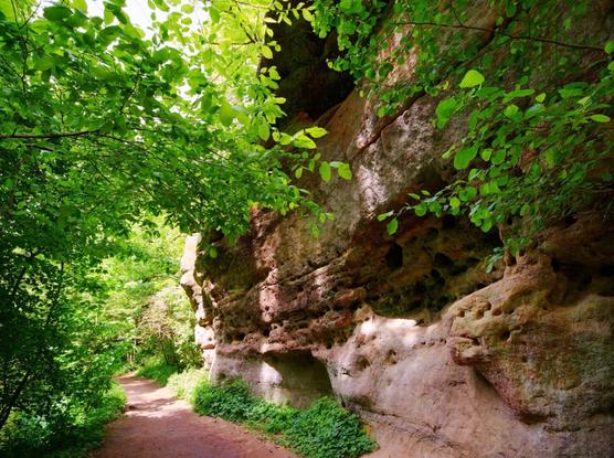 Schwarzachklamm near Nürnberg, bavaria