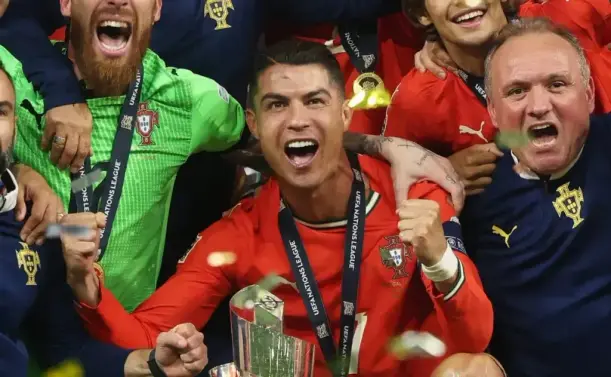 Clip of Cristiano Ronaldo's motivational speech before Portugal's Nations League win vs Lamine Yamal's Spain, revealed