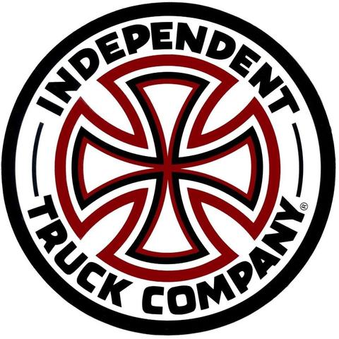Logoen til Independent, med ein adapsjon av de tradisjonelle jarnkrossen.