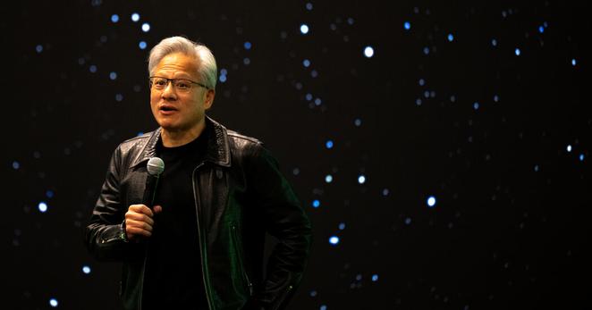 Jensen Huang, chief executive of Nvidia, in San Jose, Calif., last month. This week, the House Select Committee on the Chinese Communist Party opened an investigation into Nvidia’s sale of chips across Asia.