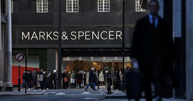 A Marks & Spencer store in London, in January. The company said this month that some customer data had been stolen in a cyberattack. 