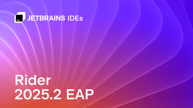 Rider 2025.2 EAP 7: Low-Level Exception Suppression and Other Updates for Debugging Games