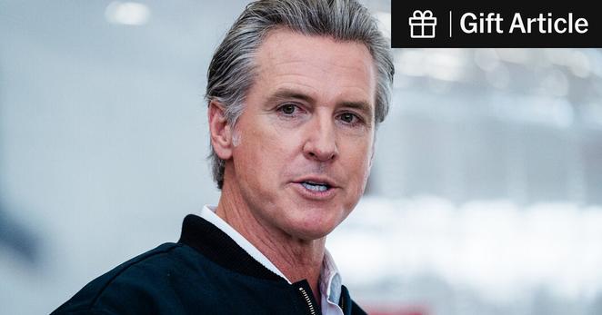 Gov. Gavin Newsom of California filed a lawsuit against Fox News on Friday.