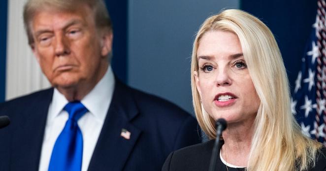 Attorney General Pam Bondi wrote in letters to technology companies that President Trump had decided that shutting down TikTok would interfere with his “constitutional duties to take care of the national security and foreign affairs of the United States.”