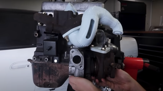 Turbo engine mockup