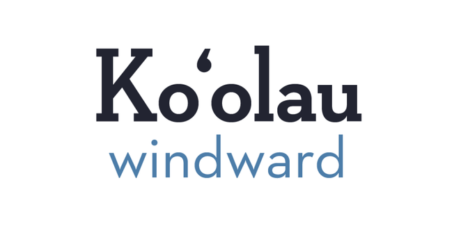 Koʻolau means windward — a very appropriate name for a mountain range that runs up the windward side of the island of Oʻahu. It can be used as an adjective too, to describe something that is on the windward side.