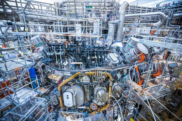 Wendelstein 7-X is the world’s largest fusion device of the stellarator type. Photo: MPI for Plasma Physics, Jan Hosan