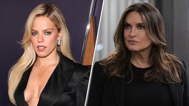 (L-R) Reneé Rapp; Mariska Hargitay on 'Law & Order: SVU'