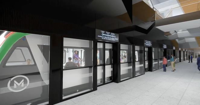 Computer generated images of Metrolink, the planned Dublin metro train running from Swords to Ranelagh