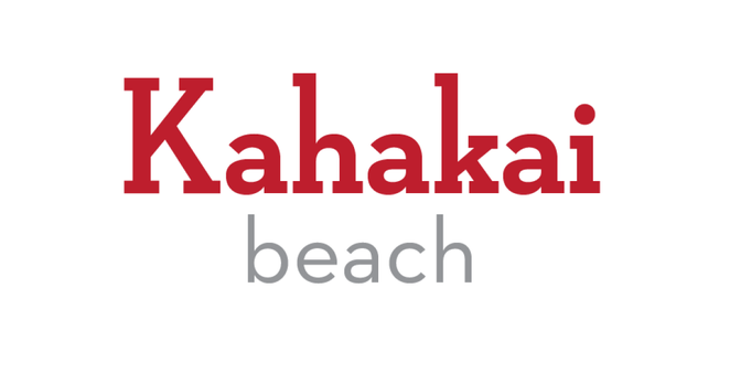 Kahakai means beach, sea shore, sea coast, seaside, or strand. 