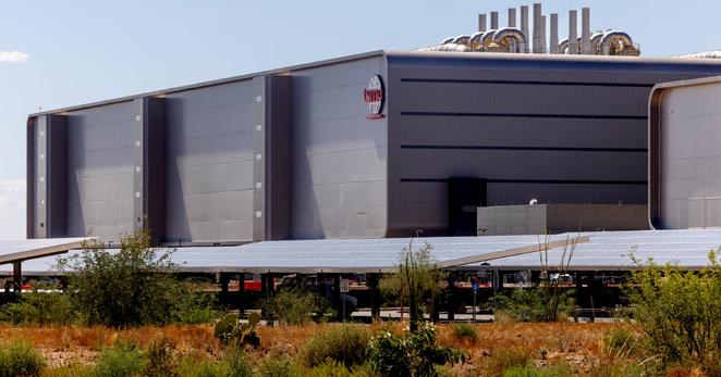 The Taiwan Semiconductor Manufacturing Company facility in Phoenix.