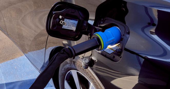 A hydrogen-powered car fueling at a gas station in Fountain Valley, Calif. The infrastructure to support such vehicles also does not exist in most of the world.