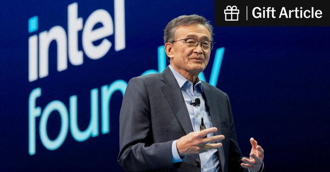 Intel’s chief executive Lip-Bu Tan speaks at the company’s annual event in San Jose in April. Intel’s chief executive Lip-Bu Tan speaks at the company’s annual event in San Jose in April.