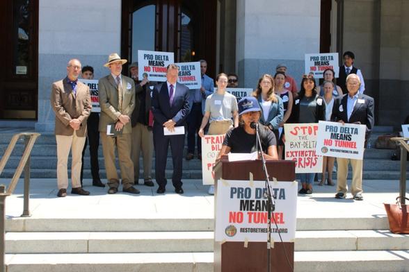 “Delta tribes deserve a responsible and equitable approach to water management in the state that does not require jamming a tunnel throug...