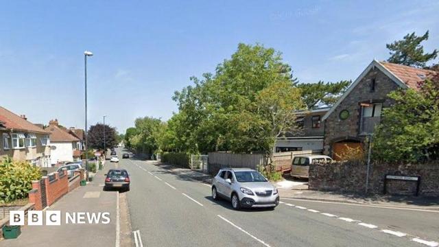 A screenshot from Google street view showing the road where the attack took place. It is a long residential street with lots of trees in front gardens. The sky is bright blue and there are several cars parked on the pavement.