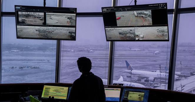 The United Airlines operations center at Newark Liberty International Airport. Newark is an important hub for the airline, accounting for about one in four of its international flights.