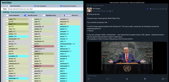 screenshot of fedialgo demo screenshot of fedialgo demo