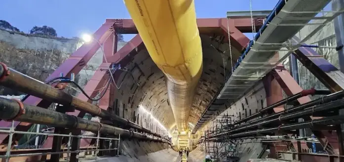 Snowy 2.0 headrace tunnel. Image: Webuild