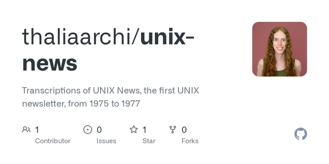 Transcriptions of UNIX News, the first UNIX newsletter, from 1975 to 1977 - thaliaarchi/unix-news