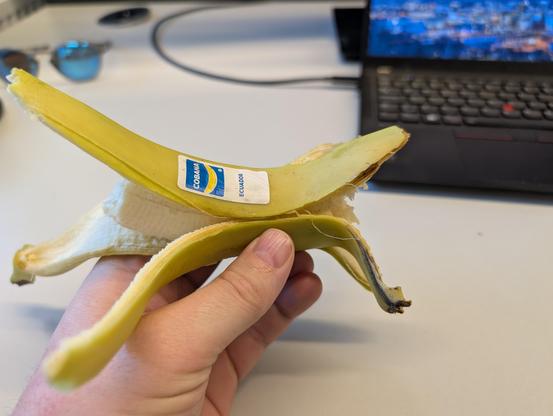 En banan åpnet fra begge sider 