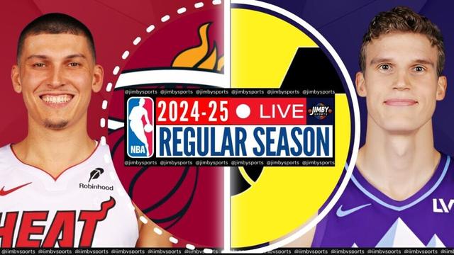 Miami Heat vs Utah Jazz NBA Live Play-by-Play Scoreboard Today