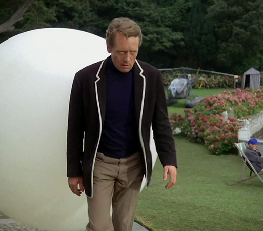 Patrick McGoohan as Number Six in The Prisoner