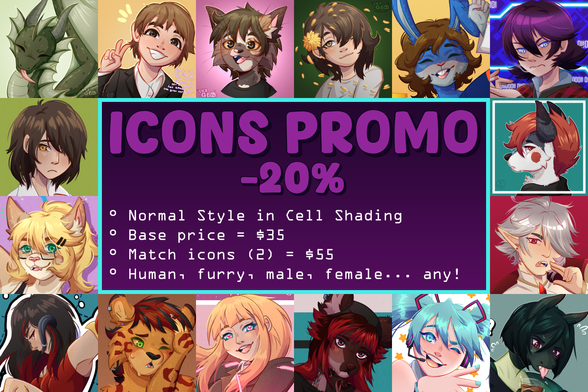 Icons promo -20% !! <3
