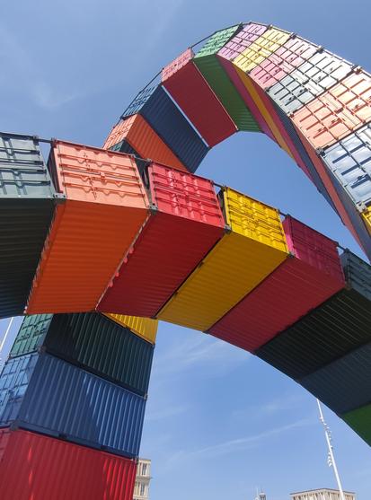 Les containers colorés du havre !