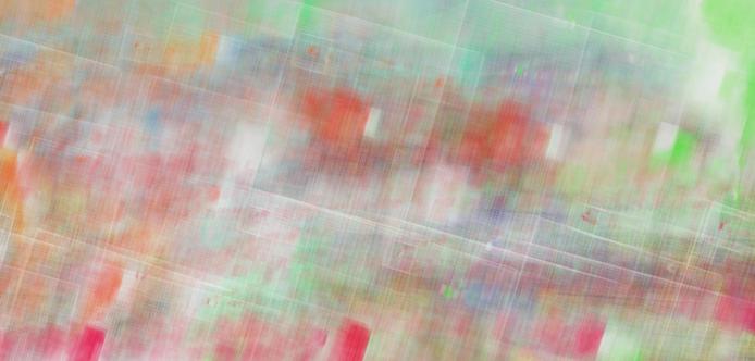 It was really fun to watch how a lot of it would be more blurry, but certain spots would get more stable buildups of color, and it would all shirt around, like watching a sandy, rocky beach slowly change.