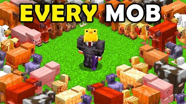 I Collected EVERY NEW MOB in Minecraft Hardcore!