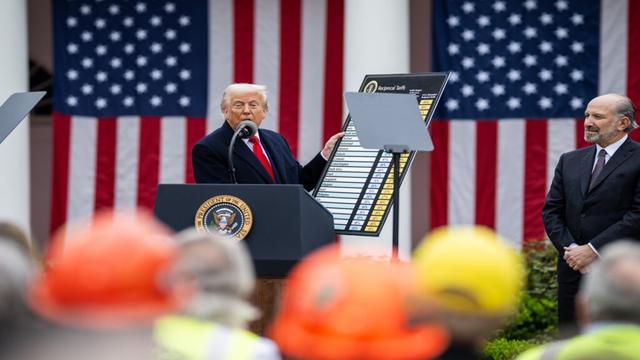 President Donald Trump signs an Executive Order on the Administration’s tariff plans at a “Make America Wealthy Again” event, Wednesday, April 2, 2025, in the White House Rose Garden. (Official White House Photo by Daniel Torok)