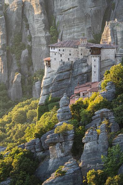 Sunset View Point The Great Meteoron Monastery Meteora Greece

Bask in the ethereal beauty of Meteora, Greece, with this breathtaking vertical composition captured by fine art photographer Wayne Moran. The image features the majestic Great Meteoron Monastery, perched atop towering rock pillars, glowing under the warm hues of a golden sunset. As light spills across the dramatic landscape, the ancient spiritual refuge appears to float between heaven and earth — a powerful symbol of faith, solitude, and the awe-inspiring wonders of nature.

This photograph masterfully combines natural light and architectural grandeur, inviting viewers to pause, reflect, and be transported to one of the most iconic and sacred destinations in all of Greece. Perfect for collectors of travel, landscape, or spiritual art, this piece evokes a timeless sense of peace and reverence.

At the end of the evening tour, we went to the best viewpoint on the rocks to watch the sun setting behind the mountain range of Pindos or according to Greek mythology, we saw the god Helios on his fiery chariot taking his horses to rest. 


Image:
https://fineartamerica.com/featured/sunset-view-point-the-great-meteoron-monastery-meteora-greece-vertical-wayne-moran.html

Read more: 
https://waynemoranphotography.com/blog/monasteries-meteora-greece/

#Meteora #Greece # Monasteries #historic #ancient  #architecture #Landscape #photography #travel #travelphotography

#AYearForArt #buyintoArt