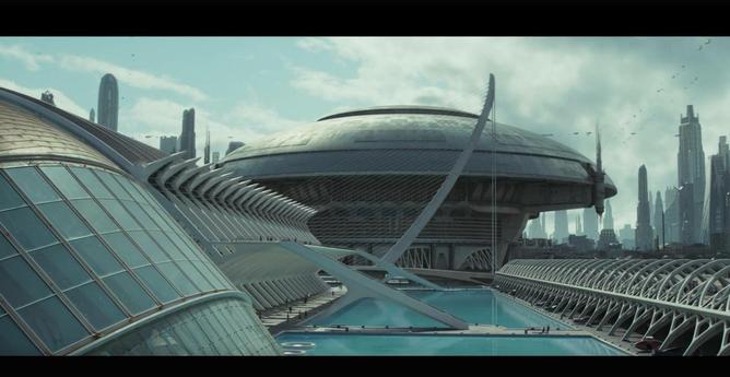 Screen grab from Andor - Modern architecture setting