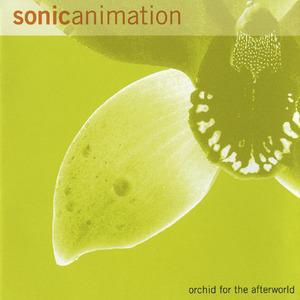 The cover of the album "orchid for the underworld" by Sonic Animation.

It's a yellow/green saturated photo of an orchid that is centred on the top-right corner.