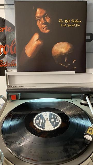 Vinyl Schallplatte „The Avett Brothers-I And Love And You“ auf einem Plattenspieler.