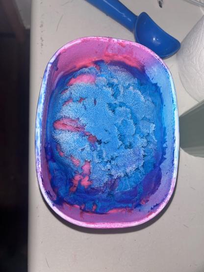Can someone explain what happened to this ice cream?